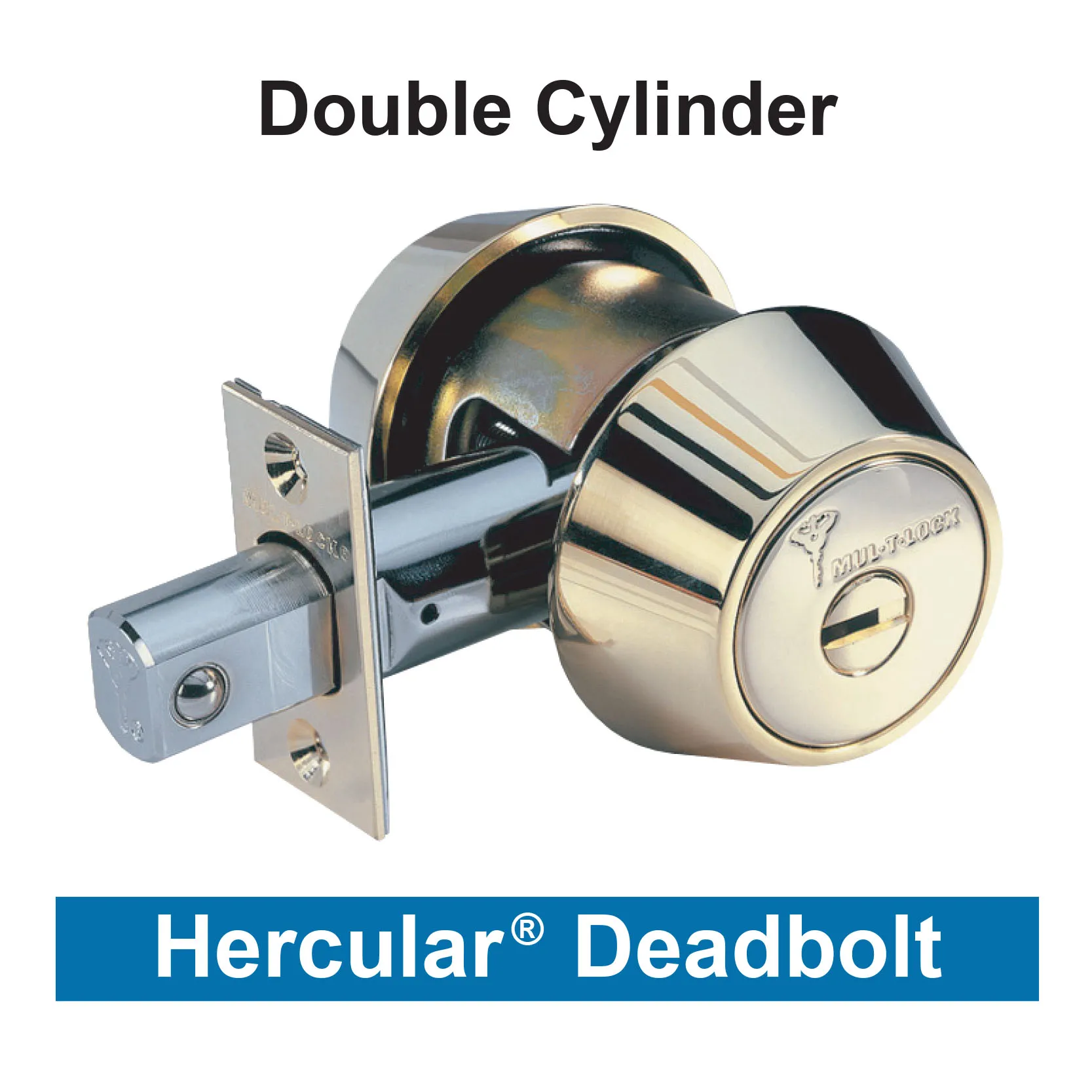 Mul-T-Lock Hercular Deadbolt - Double Cylinder | Security and Lock ...