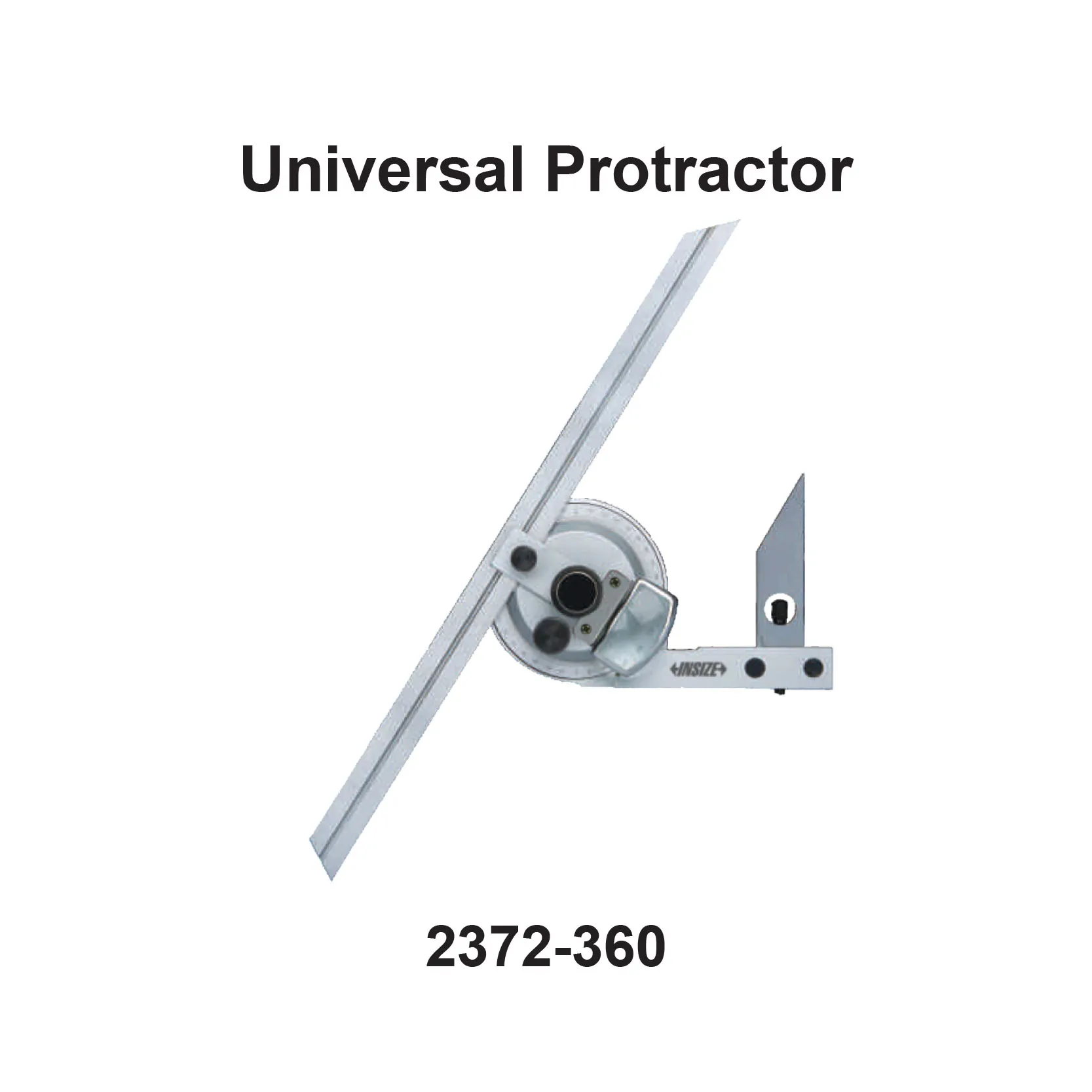 豪華で新しい 12.7mm INSIZE 組 ユニバーサルプロトラクタ 小林式 2372